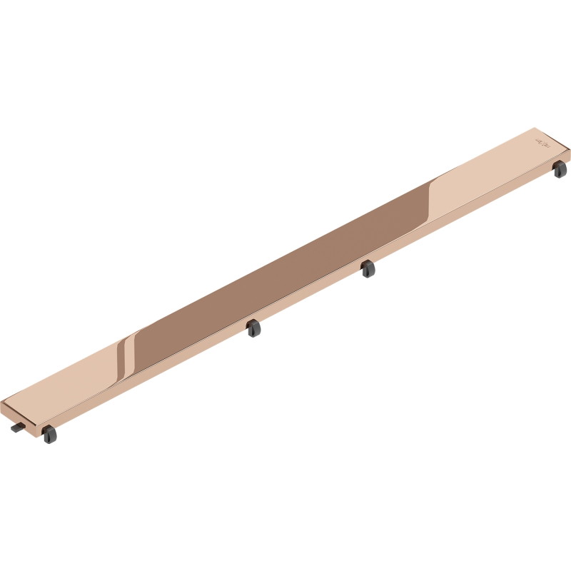 Mexen Flat M13 takarólemez 2 az 1-ben a vonalmenti lefolyóhoz, 70 cm, rózsaarany - 1619070