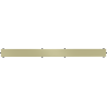 Mexen Flat M13 2 az 1-ben takaróelem vonalmenti lefolyóhoz 50 cm, arany szálcsiszolt - 1A19050