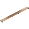 Mexen Flat M13 kétfunkciós burkolat vonalmenti lefolyóhoz 50 cm, kefeolt réz - 1C19050