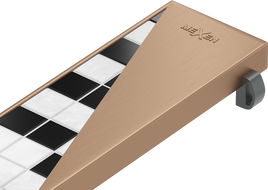 Mexen Flat M13 2 az 1-ben burkolat lineáris lefolyóhoz 70 cm, kefélt réz - 1C19070