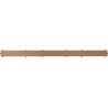Mexen Flat M13 dekorbetét 2 az 1-ben vonali lefolyóhoz, 80 cm, szálcsiszolt réz - 1C19080