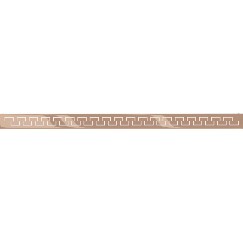 Mexen Flat M15 masca pentru scurgere liniară 80 cm, aur roz - 1624080