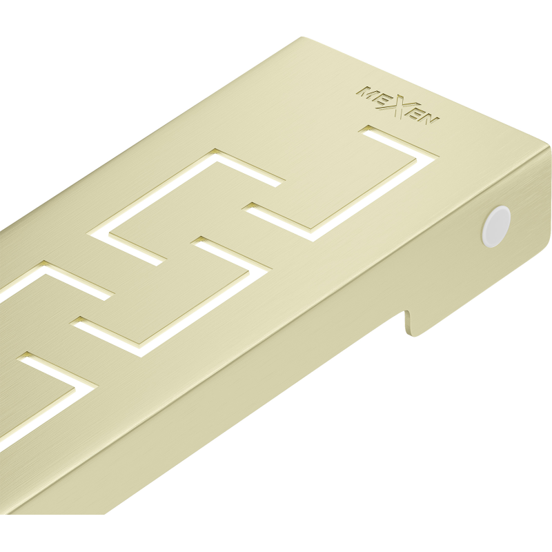 Mexen M15 vonalmenti lefolyó burkolat 60 cm, arany kefe - 1A24060