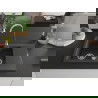 Mexen Gaspar Chiuvetă de granit de 1,5 compartiment cu picurător mic 737 x 475 mm, Negru cu picățele - 6507731505-76