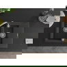 Mexen Gaspar Chiuvetă de granit de 1,5 compartiment cu picurător mic 737 x 475 mm, Negru cu picățele - 6507731505-76