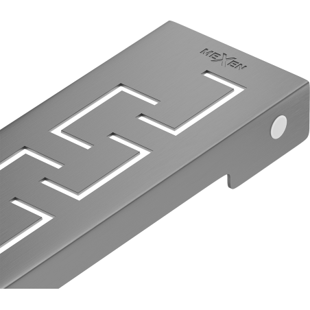Mexen Flat M15 vonalmenti vízelvezető burkolat, 50 cm, pisztolyszürke kefe - 1E24050