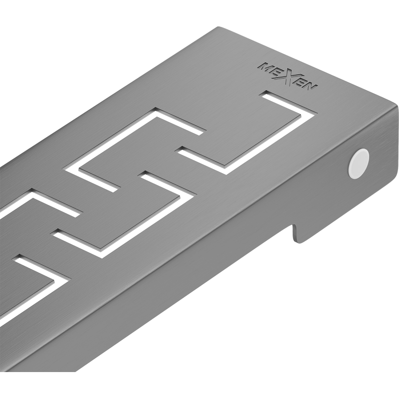 Mexen Flat M15 mască pentru scurgere liniară 60 cm, gri armă periat - 1E24060