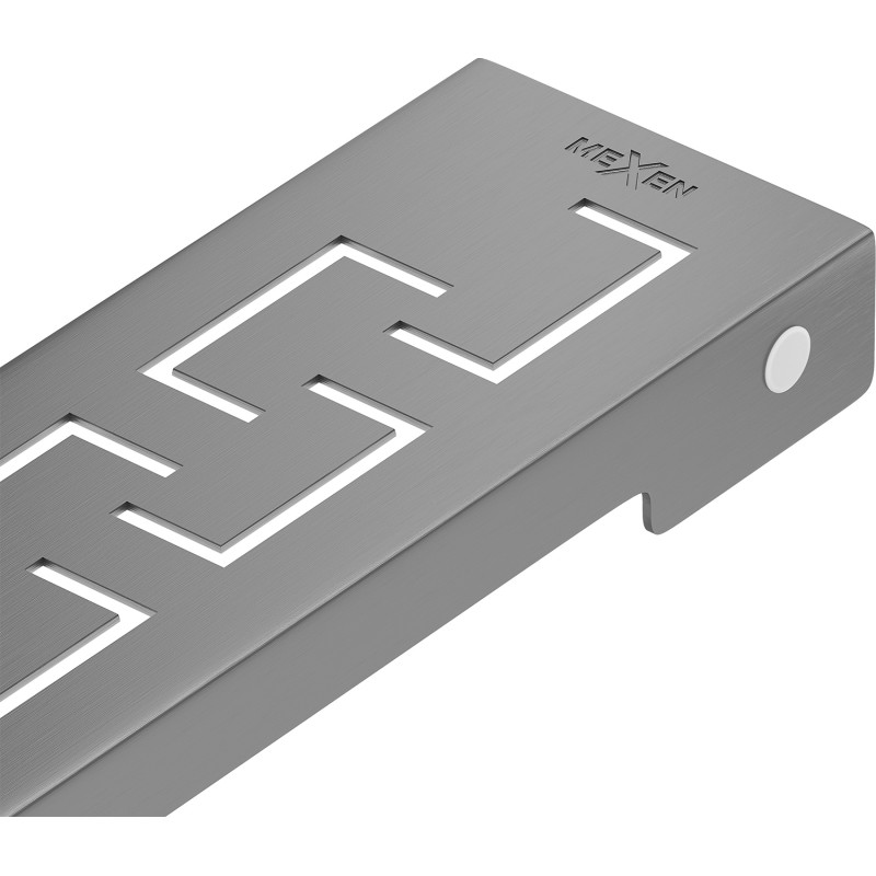 Mexen Flat M15 burkolat padlóösszefolyóhoz 100 cm, gun grey matt - 1E24100