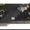 Mexen Gaspar 1.5-medencés gránit mosogató rövid edényszárítóval 737 x 475 mm, Fekete - 6507731505-77