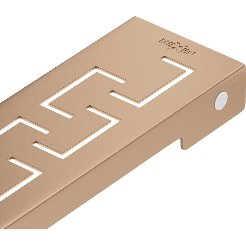 Mexen Flat M15 masca pentru scurgere liniară 60 cm, cupru periat - 1C24060