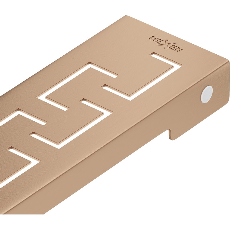 Mexen Flat M15 capac de mascare pentru scurgere liniară 70 cm, cupru periat - 1C24070