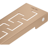 Mexen Flat M15 takaróelem lineáris folyóka számára 70 cm, kefe hatású réz - 1C24070