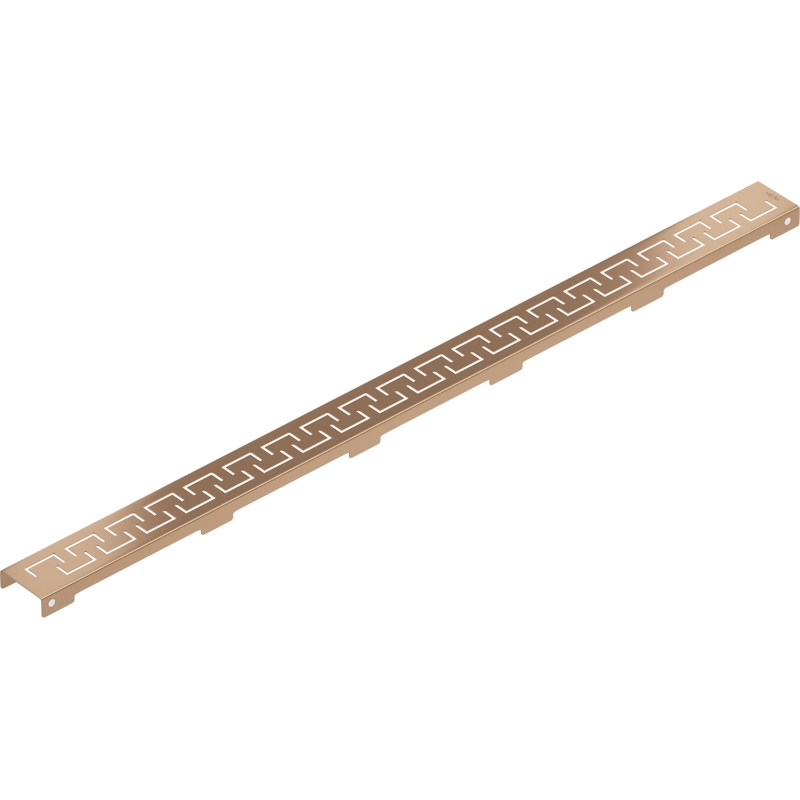 Mexen Flat M15 masca pentru scurgere liniară 90 cm, cupru periat - 1C24090