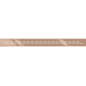 Mexen Flat M18 vonalelvezető álarc 50 cm, rózsaarany - 1623050