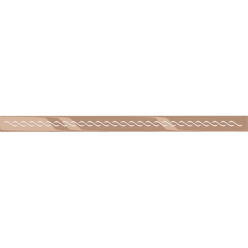 Mexen Flat M18 mască pentru scurgere liniară 90 cm, aur roz - 1623090