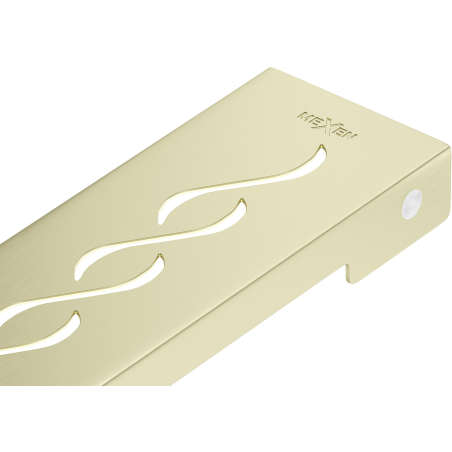 Mexen Flat Masca M18 pentru scurgere liniară 100 cm, aurie periată - 1A23100