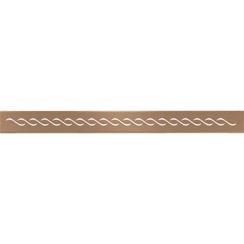 Mexen Flat Masca de scurgere liniară M18 50 cm, cupru periat - 1C23050