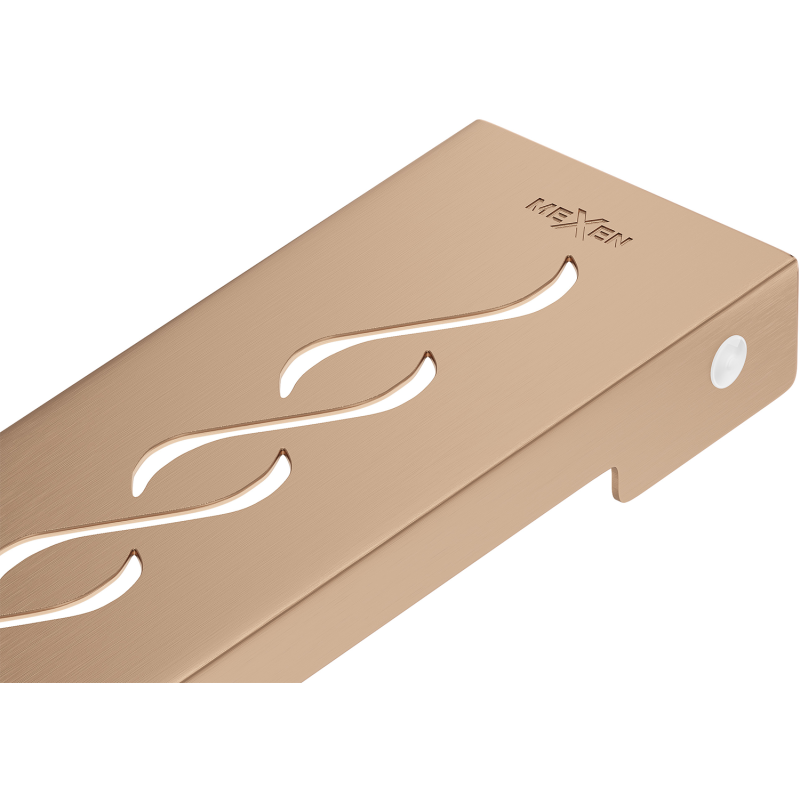 Mexen Flat M18 capac mascare pentru scurgere liniară 90 cm, cupru periat - 1C23090
