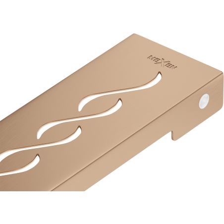 Mexen Flat M18 capac mascare pentru scurgere liniară 90 cm, cupru periat - 1C23090