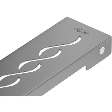 Mexen Flat M18 vonalmenti lefolyó takaró 60 cm, gun gray kefe-szürke - 1E23060