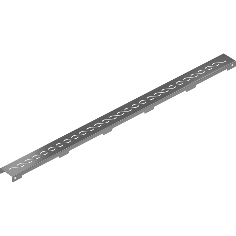 Masca Mexen Flat M18 pentru scurgere liniară 90 cm, gun gray periat - 1E23090