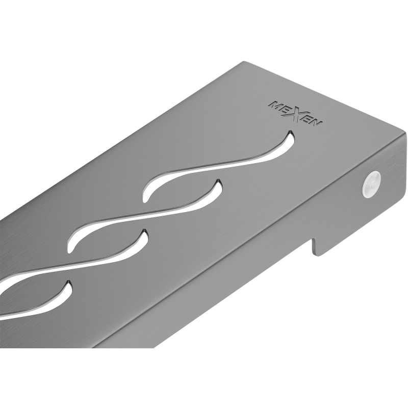 Mexen Flat M18 masca pentru scurgere liniară 100 cm, gri armă periat - 1E23100