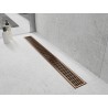 Mexen Flat M33 capac de mascare pentru scurgere liniară 80 cm, cupru periat - 1C33080