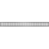 Mexen Flat M33 masca pentru rigolă de scurgere 60 cm, gri gun periat - 1E33060