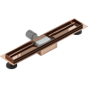 Mexen Flat corp de scurgere liniară 60 cm, aur roz - 1615060