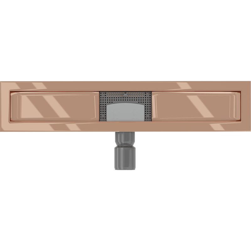 Mexen Flat corp de scurgere liniară 60 cm, aur roz - 1615060