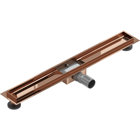 Mexen Flat corp pentru scurgere liniară 80 cm, aur roz - 1615080