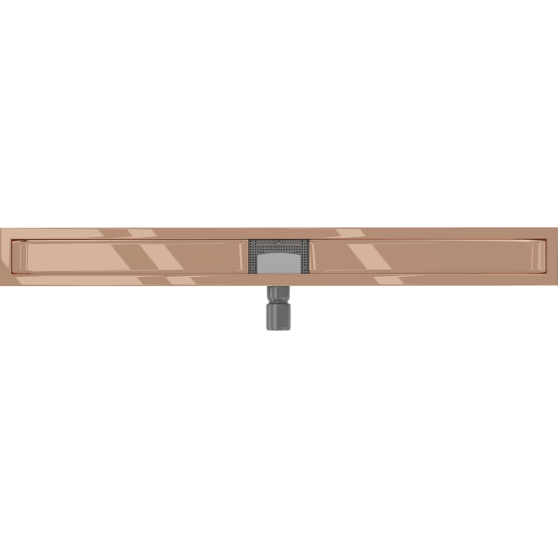 Mexen Flat corpus pentru scurgere liniară 90 cm, aur roz - 1615090