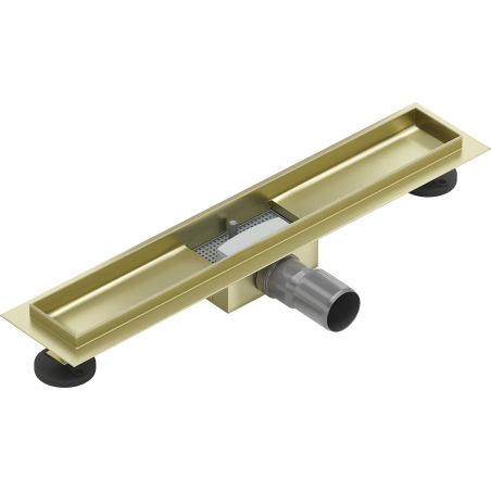 Mexen Flat 50 cm-es lineáris vízelvezető testéhez, arany szálcsiszolt - 1A15050