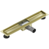 Mexen Flat corp pentru rigolă linie 50 cm, auriu periat - 1A15050