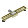 Mexen Flat corp pentru rigolă linie 50 cm, auriu periat - 1A15050