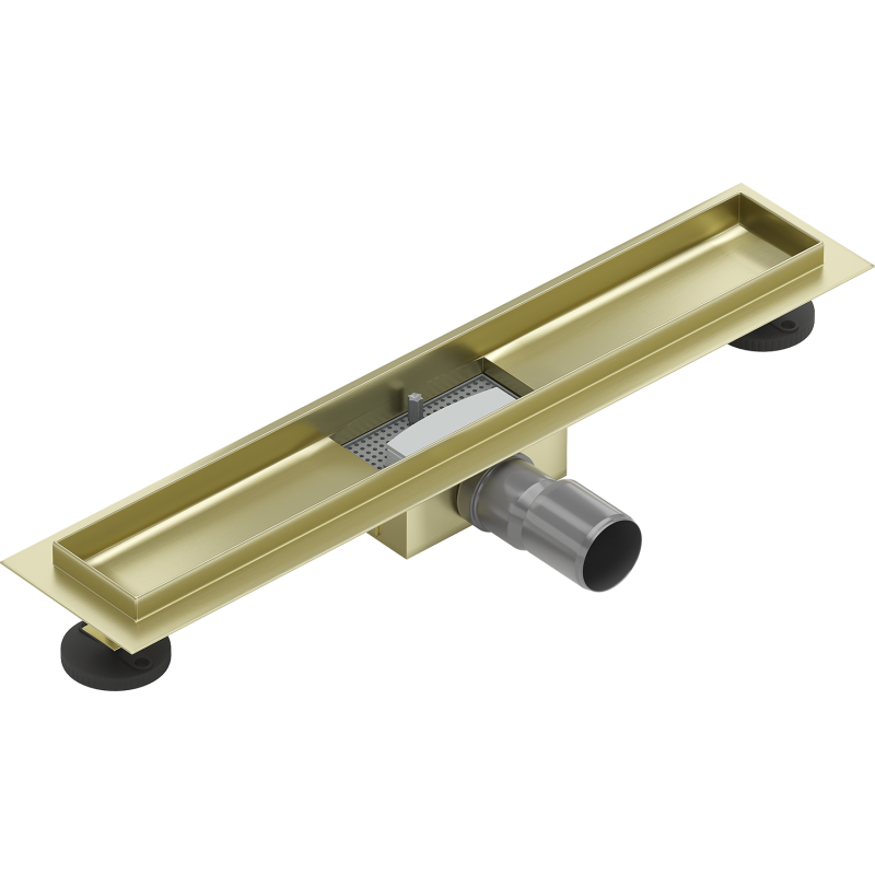 Mexen Flat corp pentru scurgere liniară 60 cm, auriu periat - 1A15060