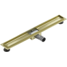 Mexen Flat corp pentru scurgere liniară 80 cm, auriu periat - 1A15080