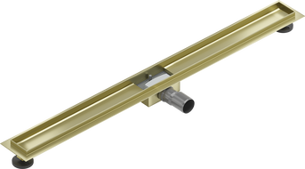 Mexen Flat corp pentru scurgere liniară 90 cm, auriu periat - 1A15090