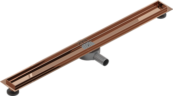 Mexen Flat 360° carcasă pentru scurgere liniară rotativă 100 cm, aur roz - 1640100