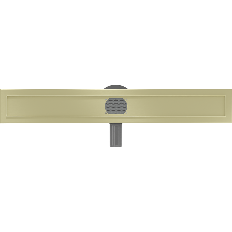 Mexen Flat 360° corp pentru scurgere liniară rotativă 70 cm, auriu periat - 1A40070