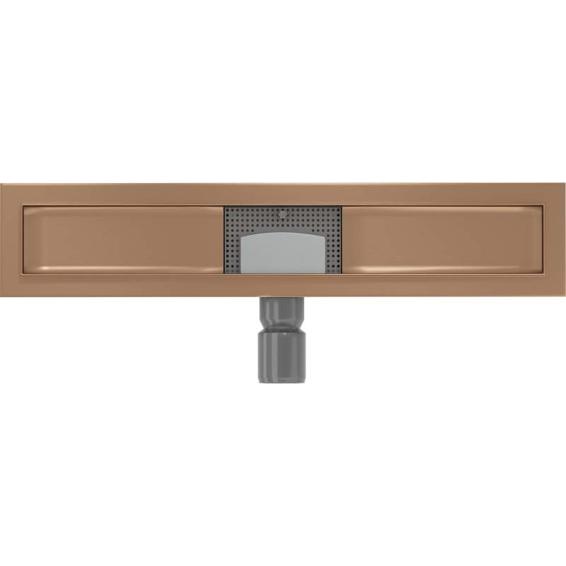 Mexen Flat corp pentru drenaj liniar 50 cm, cupru periat - 1C15050