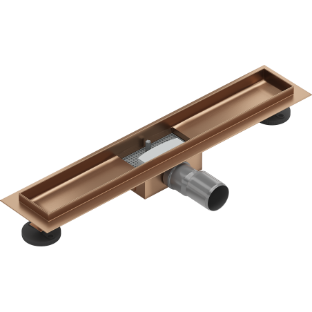 Mexen Flat corp pentru scurgere liniară 60 cm, cupru periat - 1C15060