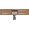 Mexen Flat corp pentru scurgere liniară 60 cm, cupru periat - 1C15060