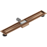 Mexen Flat corp pentru scurgere liniară 80 cm, cupru periat - 1C15080