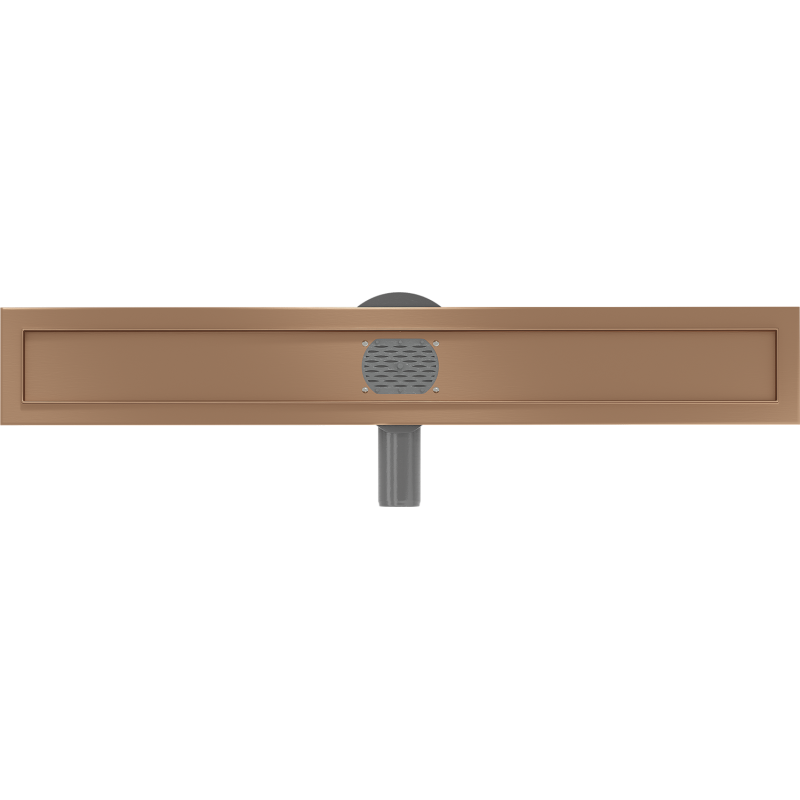 Mexen Flat 360° corp pentru rigolă de scurgere rotativ 50 cm, cupru periat - 1C40050