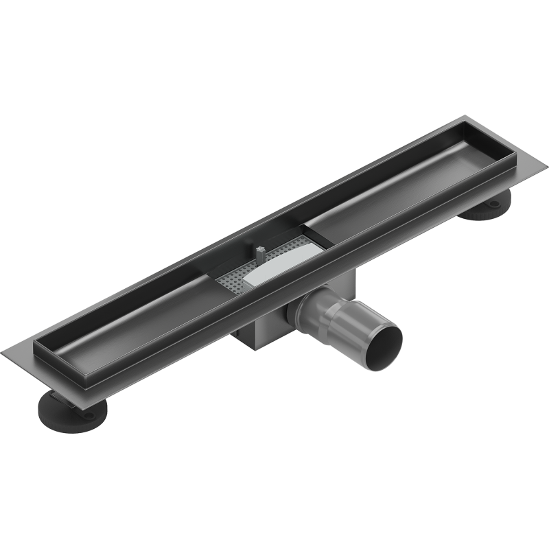 Mexen Flat corp pentru scurgere liniară 50 cm, gri armă periat - 1E15050
