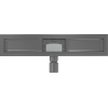 Mexen Flat 50 cm-es vonali lefolyótest, gun gray kefélt - 1E15050