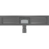 Mexen Flat 60 cm-es lineáris lefolyótest, szálcsiszolt gun gray - 1E15060