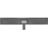 Mexen Flat corp pentru scurgere liniară 80 cm, gri pistol periat - 1E15080
