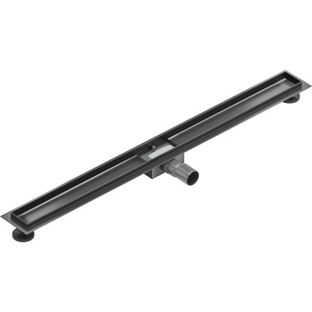 Mexen Flat corp pentru scurgere liniară 90 cm, gri pistol periat - 1E15090